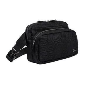 Lug Life Double Back Belt Bag Black